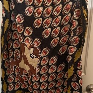 Vintage Taz the Tasmanian Devil silk scarf